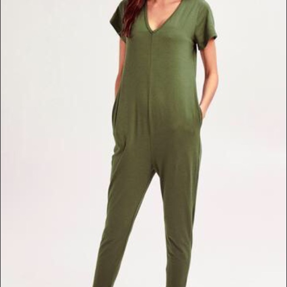Smash + Tess Sunday Romper in Moss